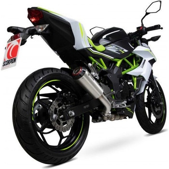 Red Power スリップオン ブラッシュドステンレススリーブ (NON EU HOMOLOGATED) Scorpion (スコーピオン)