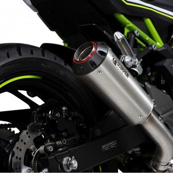 Red Power スリップオン ブラッシュドステンレススリーブ (NON EU HOMOLOGATED) Scorpion (スコーピオン)