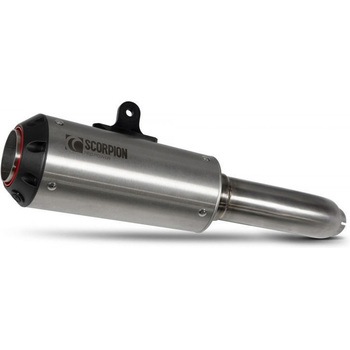 Red Power スリップオン ブラッシュドステンレススリーブ (NON EU HOMOLOGATED) Scorpion (スコーピオン)