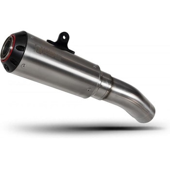 Red Power スリップオン ブラッシュドステンレススリーブ (NON EU HOMOLOGATED) Scorpion (スコーピオン)