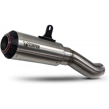 Red Power スリップオン ブラッシュドステンレススリーブ (NON EU HOMOLOGATED) Scorpion (スコーピオン)