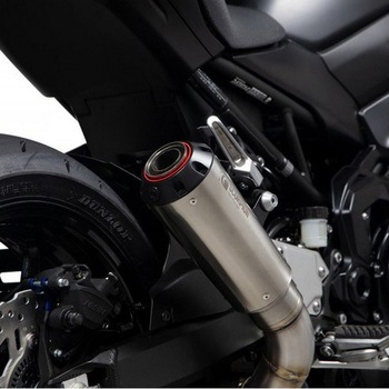 Red Power スリップオン ブラッシュドステンレススリーブ (NON EU HOMOLOGATED) Scorpion (スコーピオン)