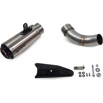 Red Power スリップオン ブラッシュドステンレススリーブ (NON EU HOMOLOGATED) Scorpion (スコーピオン)