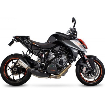 Red Power スリップオン ブラッシュドステンレススリーブ (NON EU HOMOLOGATED) Scorpion (スコーピオン)