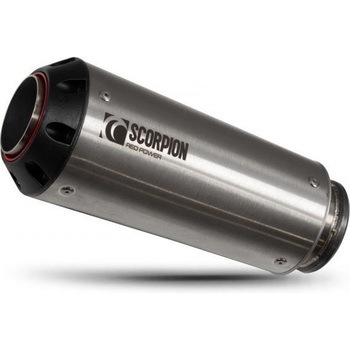 Red Power スリップオン ブラッシュドステンレススリーブ (NON EU HOMOLOGATED) Scorpion (スコーピオン)