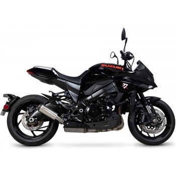 Red Power スリップオン ブラッシュドステンレススリーブ (NON EU HOMOLOGATED) Scorpion (スコーピオン)