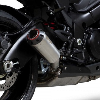 Red Power スリップオン ブラッシュドステンレススリーブ (NON EU HOMOLOGATED) Scorpion (スコーピオン)