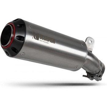 Red Power スリップオン ブラッシュドステンレススリーブ (NON EU HOMOLOGATED) Scorpion (スコーピオン)