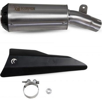 Red Power スリップオン ブラッシュドステンレススリーブ (NON EU HOMOLOGATED) Scorpion (スコーピオン)