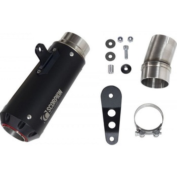 Red Power スリップオン， Black Ceramic Coated Sleeve (NON EU HOMOLOGATED) - Scorpion (スコーピオン)