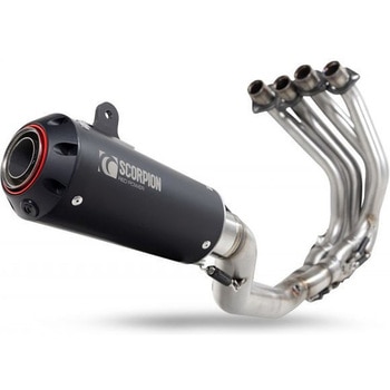 Red Power フルシステム  Black Ceramic Coated Sleeve (NON EU HOMOLOGATED) Scorpion (スコーピオン)