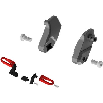 Riser 20 mm kit for フットペグs EASY and TOURING driver ブラック - CNC Racing (シーエヌシーレーシング)