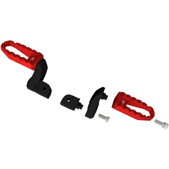 Riser 20 mm kit for フットペグs EASY and TOURING driver ブラック - CNC Racing (シーエヌシーレーシング)