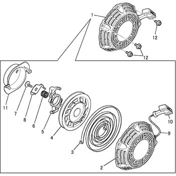 スタータcmp リコイル ヤンマー 品番先頭文字 1 通販モノタロウ 1a0024