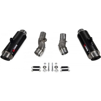 RP1-GP スリップオン (Pair) カーボンファイバースリーブ (NON EU HOMOLOGATED) Scorpion (スコーピオン)