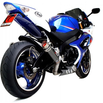 RP1-GP スリップオン カーボンファイバースリーブ Suzuki GSX-R 1000 07-08 2007 - 2008 Scorpion (スコーピオン)