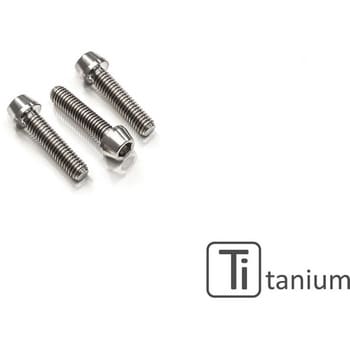 KV384X Screws set フロントスプロケットカバー M6x16 (3 pcs) - Titanium Titanium 1個 CNC  Racing 【通販モノタロウ】