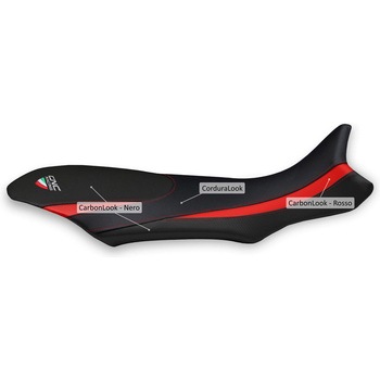 Seat cover MV Agusta Rivale ブラック/Red CNC Racing (シーエヌシーレーシング)