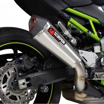Serket (Taper)テーパースリップオン ステンレススリーブ eマーク Kawasaki Z900 20 Scorpion (スコーピオン)
