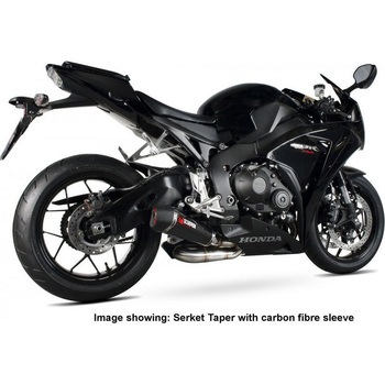 Serket (Taper)テーパースリップオン チタンスリーブ eマーク Honda CBR 1000 RR 14-16 2014 - Scorpion (スコーピオン)