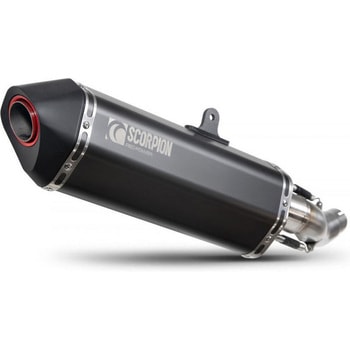 Serket Parallel スリップオン Black Ceramic Coated Sleeve (NON EU HOMOLOGATED) Scorpion (スコーピオン)