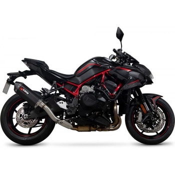 Serket Parallel スリップオン Black Ceramic Coated Sleeve (NON EU HOMOLOGATED) Scorpion (スコーピオン)