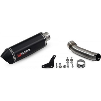 Serket Parallel スリップオン Black Ceramic Coated Sleeve (NON EU HOMOLOGATED) Scorpion (スコーピオン)