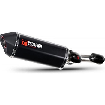 Serket Parallel スリップオン Black Ceramic Coated Sleeve (NON EU HOMOLOGATED) Scorpion (スコーピオン)