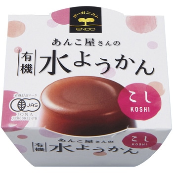 遠藤製餡 あんこ屋有機水ようかんこし 100gx24 遠藤製餡