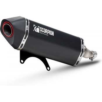 Serket Parallel スリップオン Black Ceramic Coated Sleeve (NON EU HOMOLOGATED) Scorpion (スコーピオン)