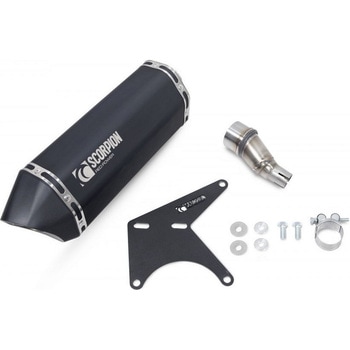 Serket Parallel スリップオン Black Ceramic Coated Sleeve (NON EU HOMOLOGATED) Scorpion (スコーピオン)