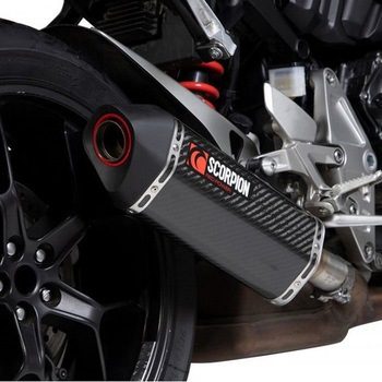 Serket Parallel スリップオン カーボンファイバースリーブ (NON EU HOMOLOGATED) Scorpion (スコーピオン)