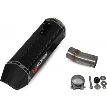 Serket Parallel スリップオン カーボンファイバースリーブ (NON EU HOMOLOGATED) Scorpion (スコーピオン)