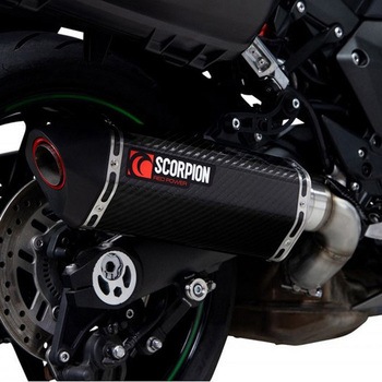 Serket Parallel スリップオン カーボンファイバースリーブ. Fits with panniers (NON EU HOMOLOGATED) - Scorpion (スコーピオン)