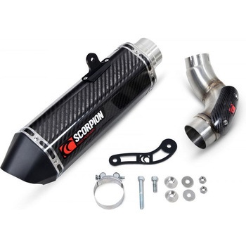 Serket Parallel スリップオン カーボンファイバースリーブ. Fits with panniers (NON EU HOMOLOGATED) - Scorpion (スコーピオン)