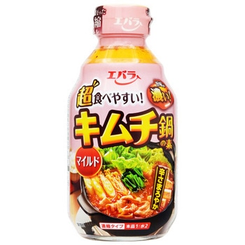 エバラ キムチ鍋の素 マイルド 300mlx12 エバラ食品