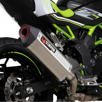 Serket Parallel スリップオン ブラッシュドステンレススリーブ (NON EU HOMOLOGATED) Scorpion (スコーピオン)