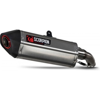 Serket Parallel スリップオン ブラッシュドステンレススリーブ (NON EU HOMOLOGATED) Scorpion (スコーピオン)