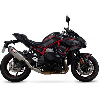 Serket Parallel スリップオン ブラッシュドステンレススリーブ (NON EU HOMOLOGATED) Scorpion (スコーピオン)