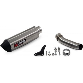 Serket Parallel スリップオン ブラッシュドステンレススリーブ (NON EU HOMOLOGATED) Scorpion (スコーピオン)