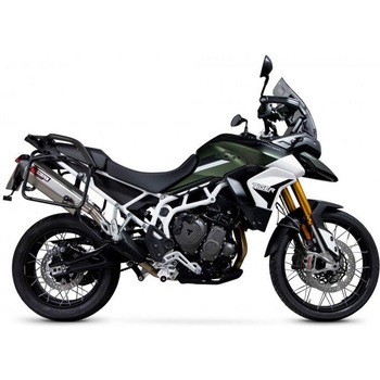 Serket Parallel スリップオン ブラッシュドステンレススリーブ. Fits with panniers Scorpion (スコーピオン)