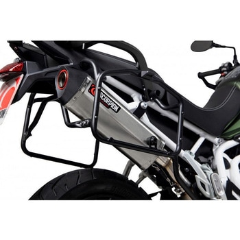 Serket Parallel スリップオン ブラッシュドステンレススリーブ. Fits with panniers Scorpion (スコーピオン)