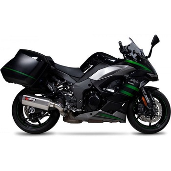 Serket Parallel スリップオン ブラッシュドステンレススリーブ. Fits with panniers (NON EU HOMOLOGATED) Scorpion (スコーピオン)