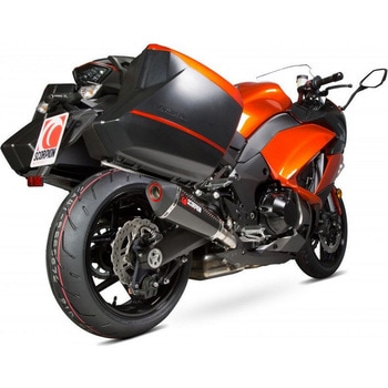 Serket Taper スリップオン (Pair) カーボンファイバースリーブ (NON EU HOMOLOGATED) Scorpion (スコーピオン)