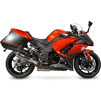 Serket Taper スリップオン (Pair) カーボンファイバースリーブ (NON EU HOMOLOGATED) Scorpion (スコーピオン)
