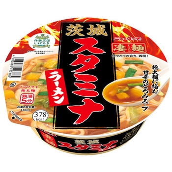 ニュータッチ 凄麺茨城スタミナラーメン カップ 115gx12 - ヤマダイ