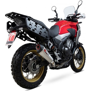 Serket Taper スリップオン ブラッシュドステンレススリーブ (NON EU HOMOLOGATED) - Scorpion (スコーピオン)