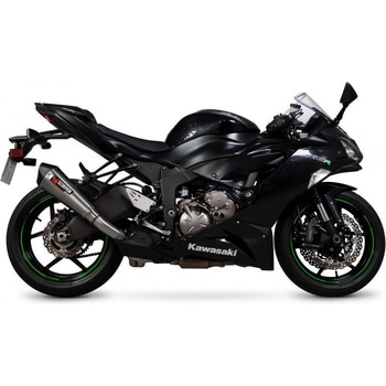 Serket Taper スリップオン ブラッシュドステンレススリーブ (NON EU HOMOLOGATED) - Scorpion (スコーピオン)
