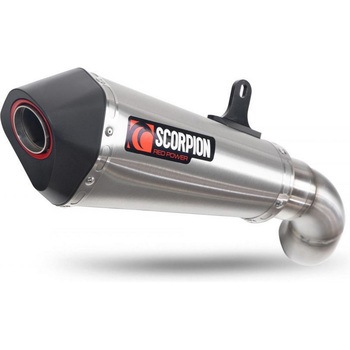 Serket Taper スリップオン ブラッシュドステンレススリーブ (NON EU HOMOLOGATED) Scorpion (スコーピオン)