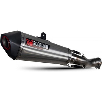 Serket Taper スリップオン ブラッシュドステンレススリーブ (NON EU HOMOLOGATED) Scorpion (スコーピオン)